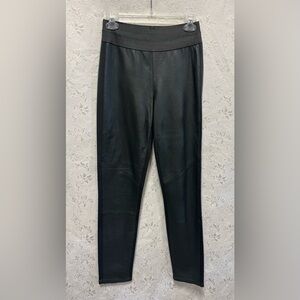 Paige Gray Leather Leggings Size L